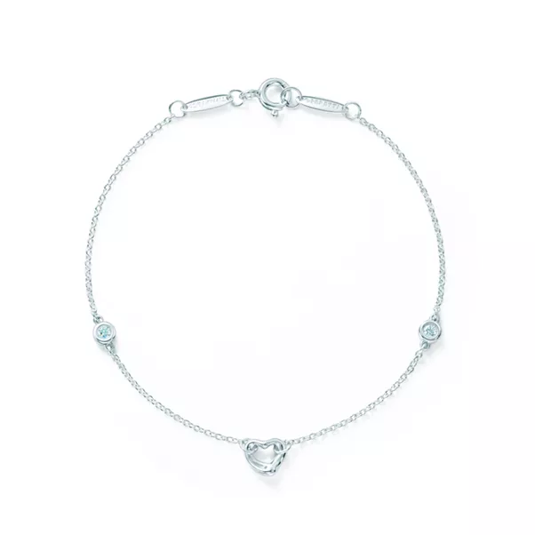 Diamonds by The Yard™ Bracelet Open Heart   