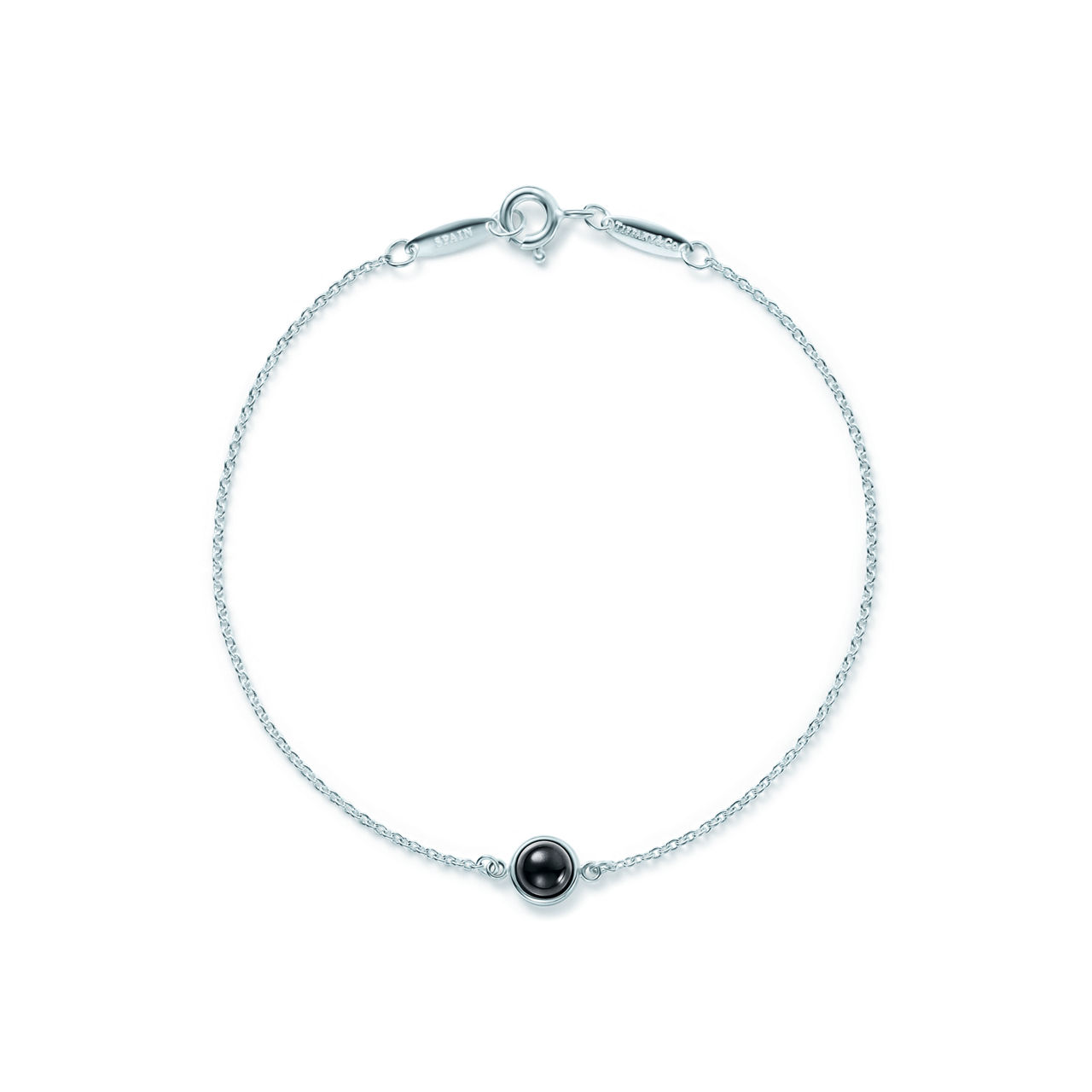 Elsa Peretti®:Color by the Yard Black Jade Bracelet in Silver image number 0