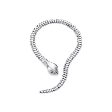 Elsa Peretti®:Snake Necklace in Sterling Silver, 3