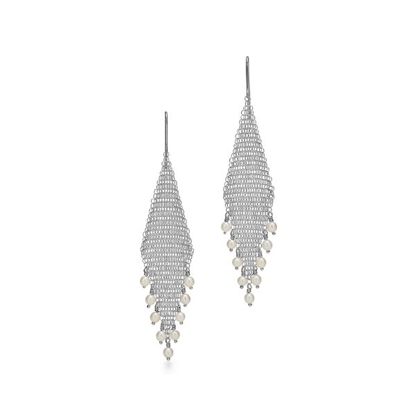 Elsa Peretti®:Mesh Fringe Earrings 