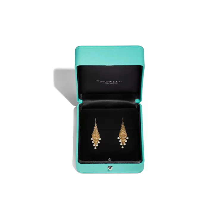 Elsa Peretti®:Mesh Fringe Earrings, 4