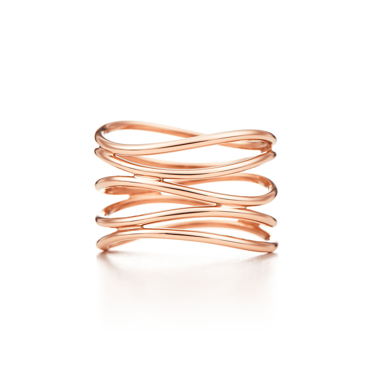 Wave fünfreihiger Ring 