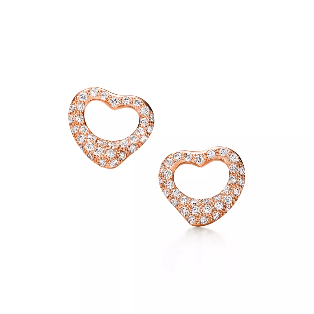 Open Heart Earrings 