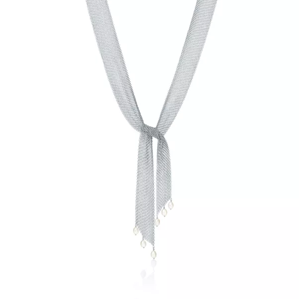 Mesh Tie Necklace