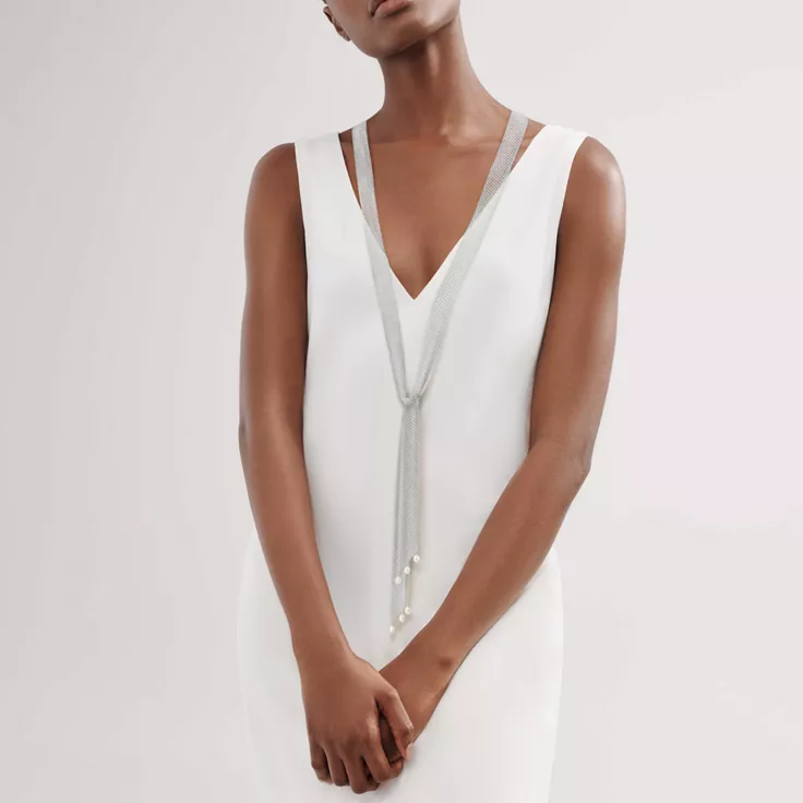 Elsa Peretti®:Mesh Tie Necklace, 1