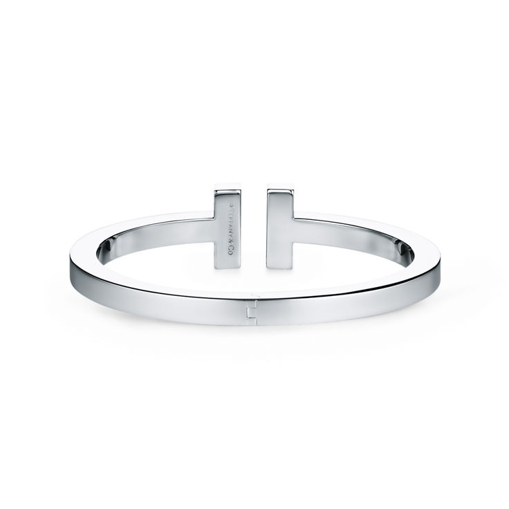 Collezione Tiffany T:Bracciale Square in argento numero immagine 4
