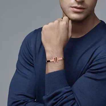 Tiffany T:Square Bracelet in Rose Gold, 2