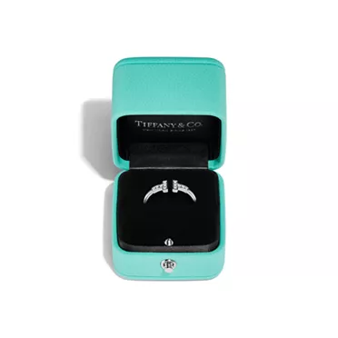 Tiffany T:Anillo Wire de diamantes de oro blanco, 3