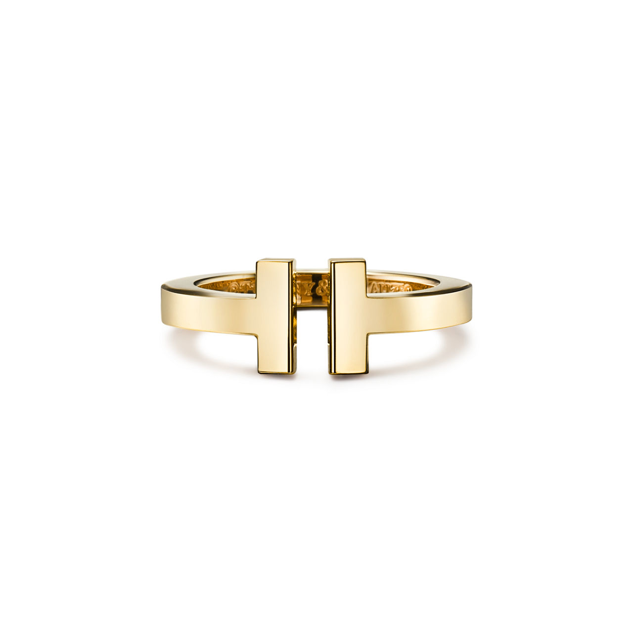Square Ring in Gelbgold