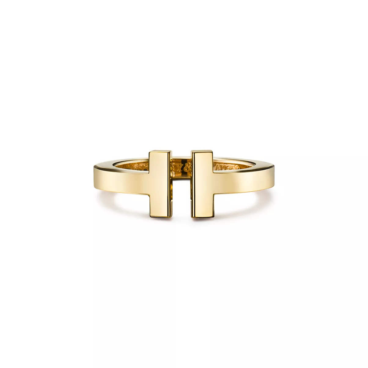 Square Ring in Yellow Gold