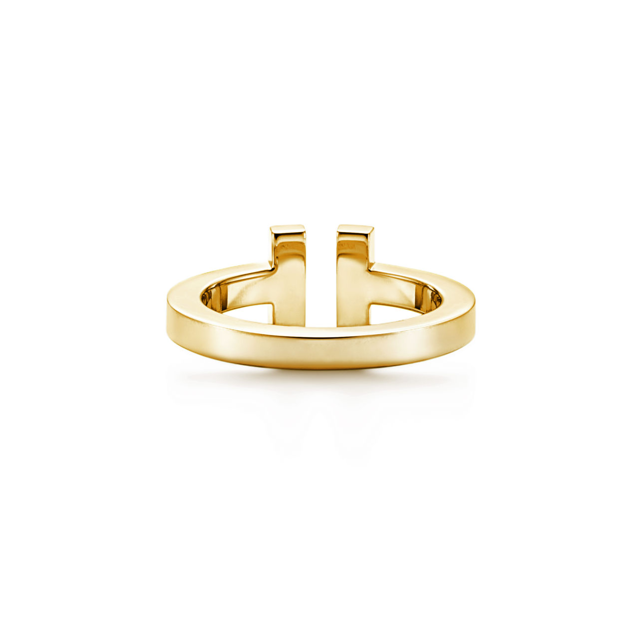 Tiffany T:Bague Square en or jaune 18 carats numéro dimage {1}