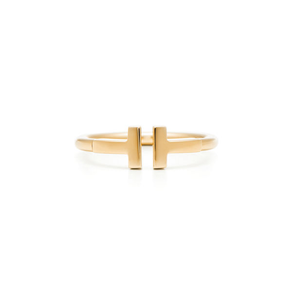 Tiffany T:Wire Ring in Gelbgold