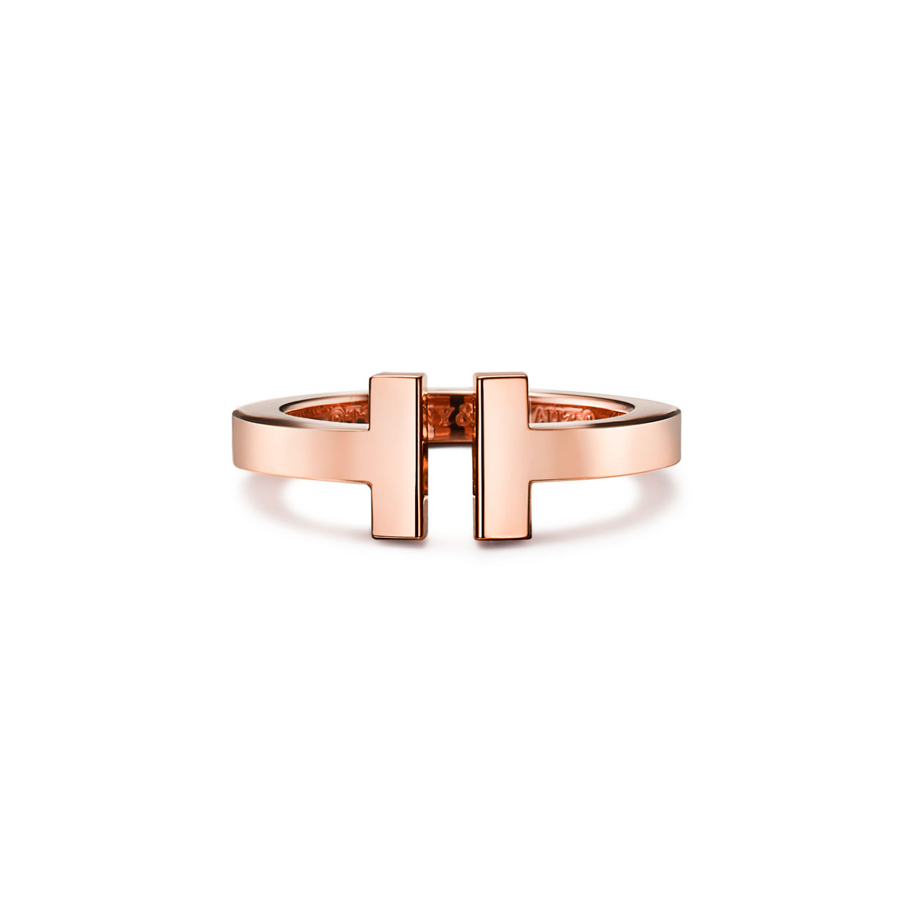 Tiffany T:Square Ring in Roségold Bildnummer 0