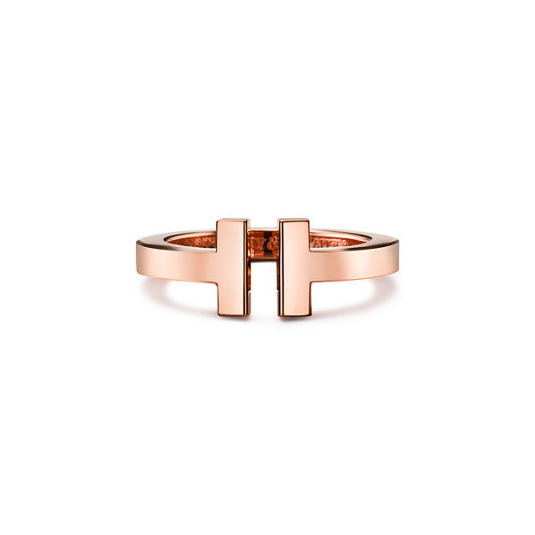 Tiffany T:Square Ring in Roségold