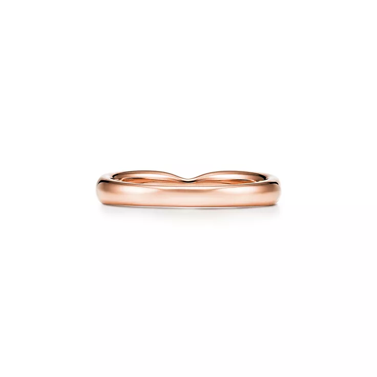 티파니 하모니®:웨딩 밴드, 로즈 골드, 3mm, 4