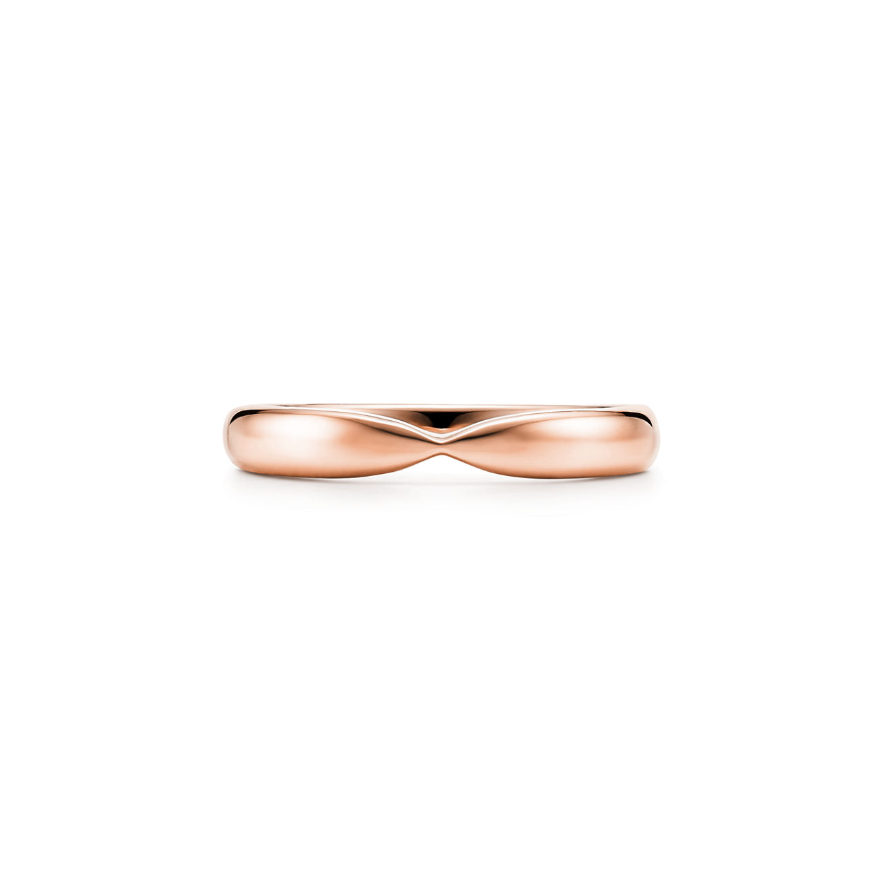 웨딩 밴드, 로즈 골드, 3mm