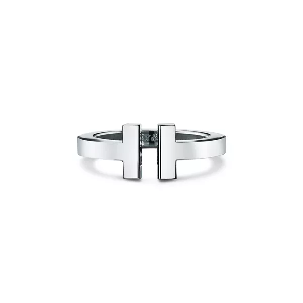 Square Ring in Sterlingsilber