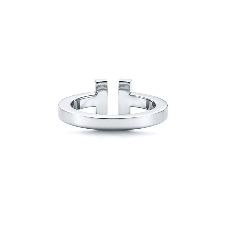 Tiffany T:Bague Square en argent 925 millièmes numéro dimage {1}