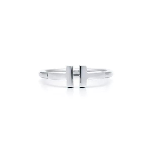 Wire Ring in Weißgold