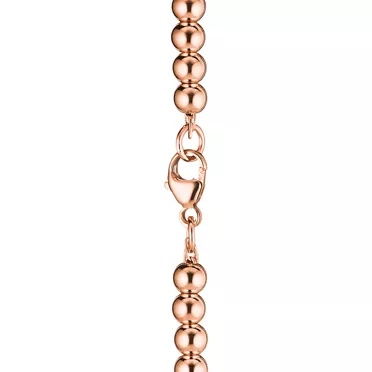 Return to Tiffany™:Heart Tag Bead Bracelet in Rose Gold, 4 mm, 3