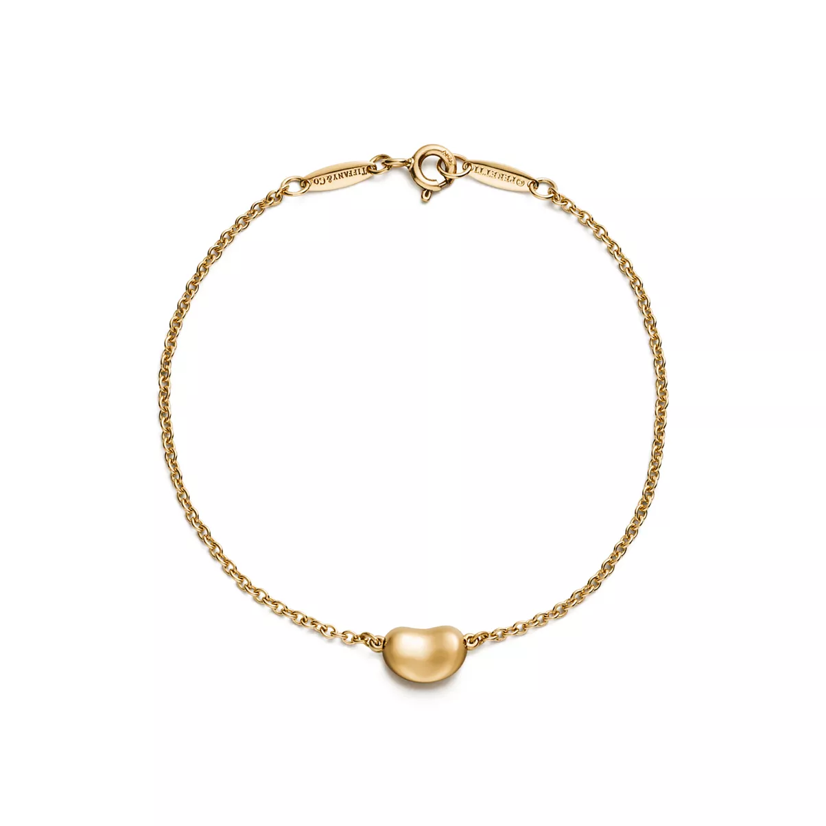 Bean&reg; design Bracelet in Yellow Gold, 9 mm