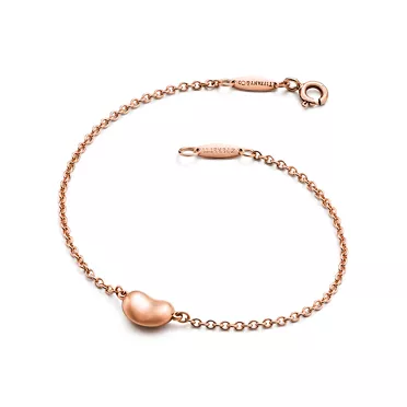 Elsa Peretti®:Bean® design Bracelet in Rose Gold, 9 mm, 3