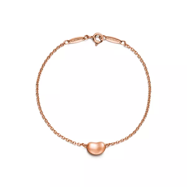 Bean Design Armband in Roségold, 9 mm