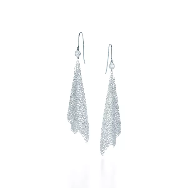 Mesh Scarf Earrings