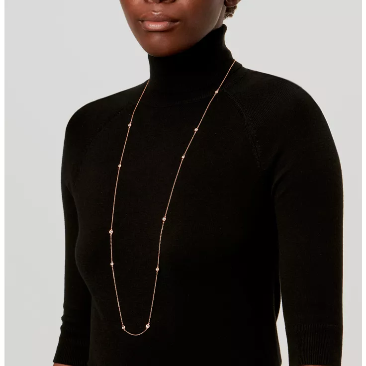 Elsa Peretti®:Diamonds by the Yard® Sprinkle Necklace , 1