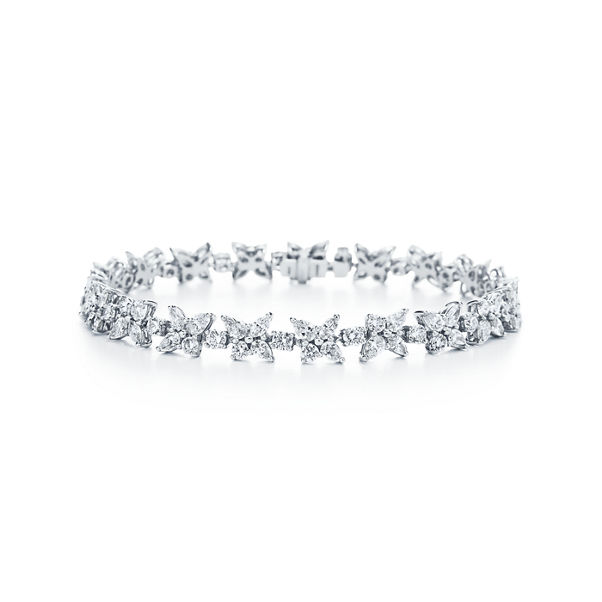 Tiffany Victoria®:Mixed Cluster Bracelet 