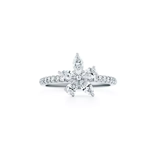 Tiffany Victoria®:Mixed Cluster Ring image number 0