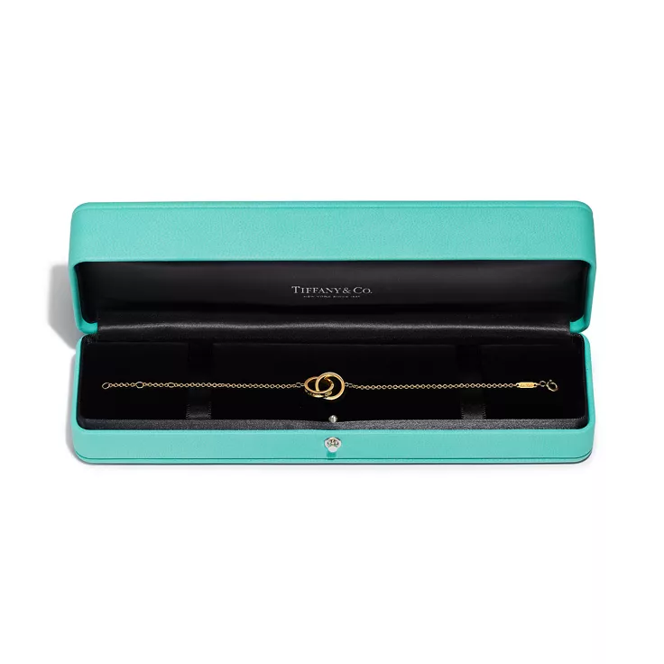 Tiffany 1837®:Interlocking Circles Chain Bracelet in Yellow Gold, 1