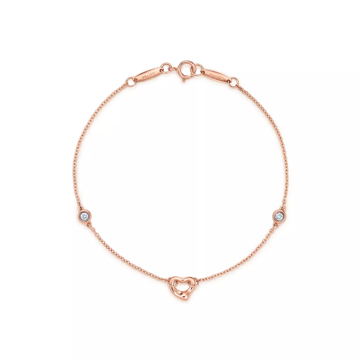 Diamonds by the Yard&reg; Open Heart Bracelet 