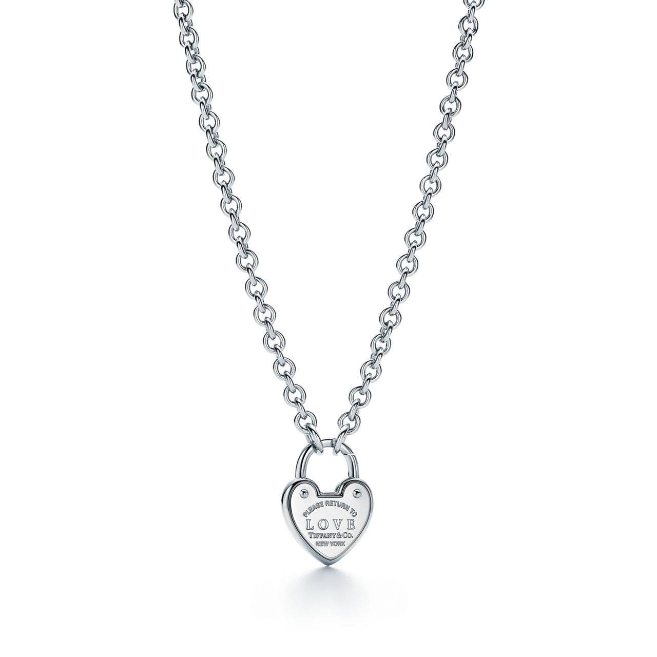 Return to Tiffany™:Love Lock Necklace in Silver image number 0