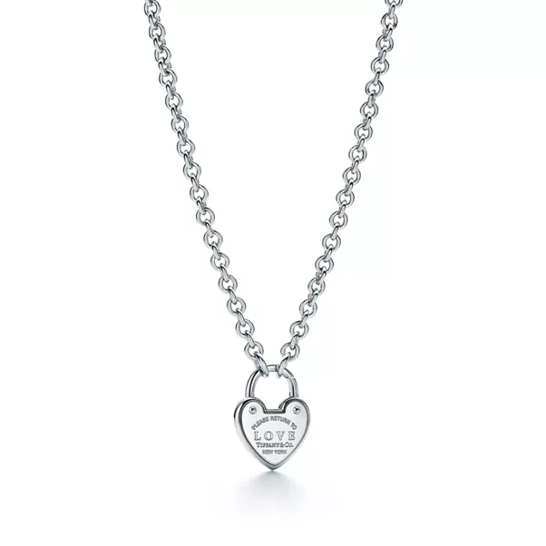 Love Lock Necklace in Silver