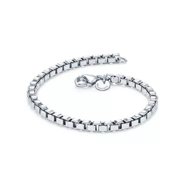 Venetian Link Bracelet in Silver, 3