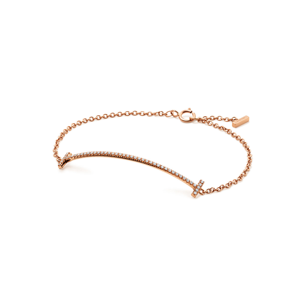 Tiffany T:Smile Armband in Roségold mit Diamanten Bildnummer 2