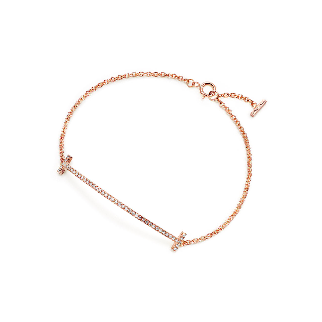 Tiffany T:Smile Armband in Roségold mit Diamanten Bildnummer 0