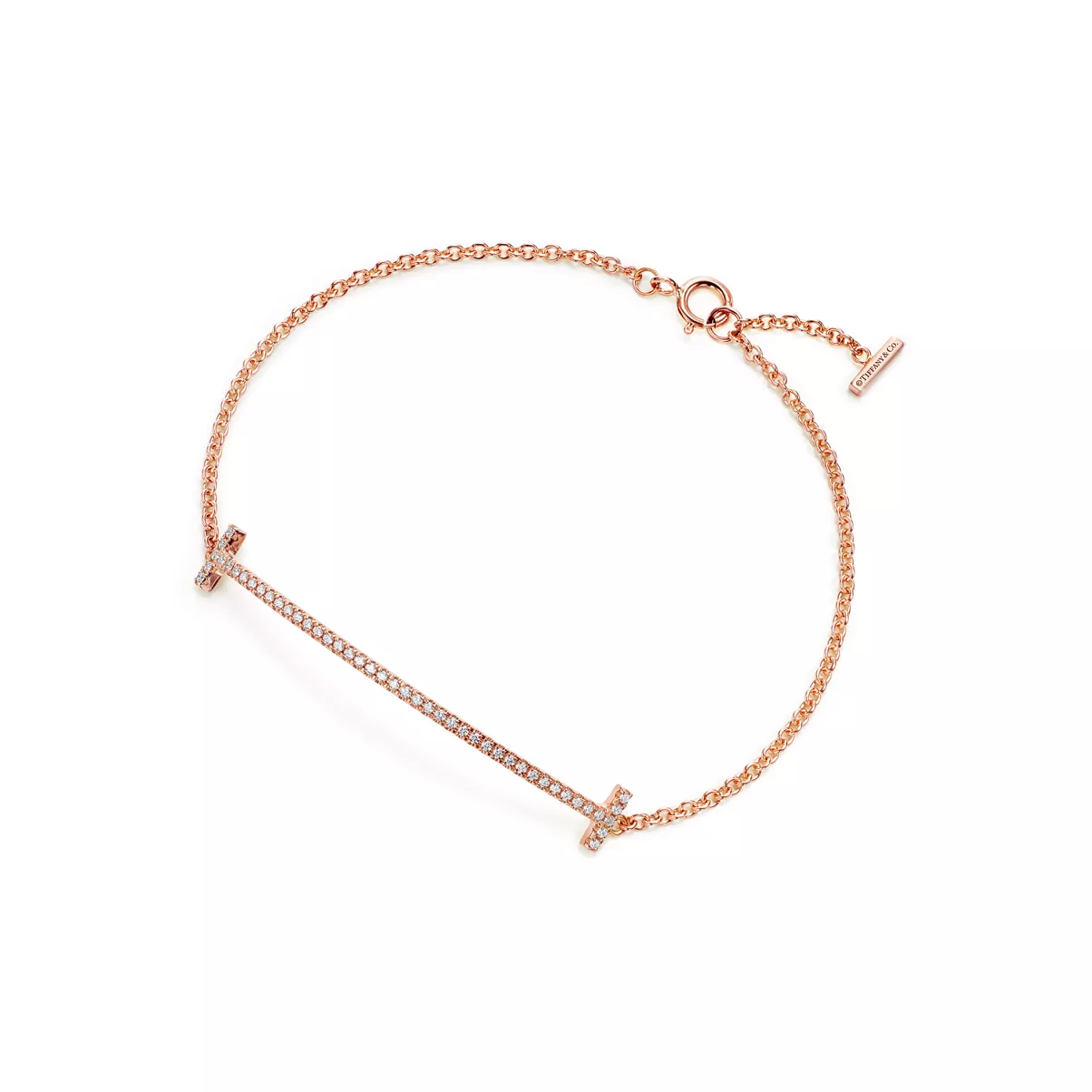 Smile Bracelet in Rose Gold with Diamonds