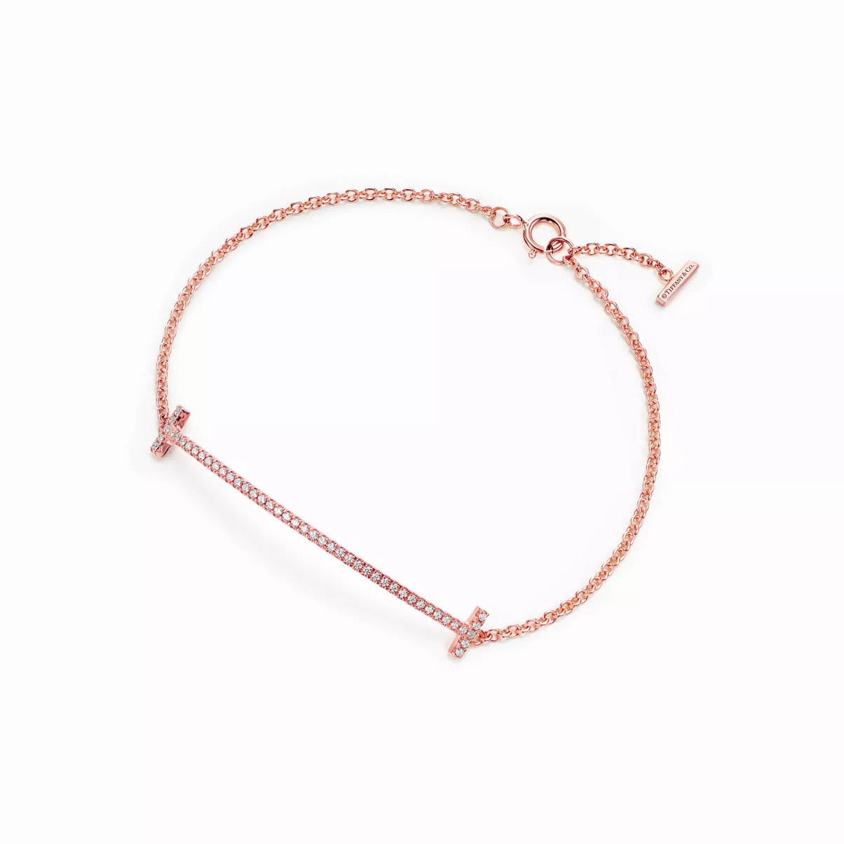 Smile Bracelet in Rose Gold with Diamonds