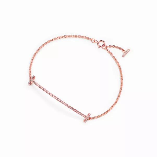 Bracelet Smile en or rose et diamants
