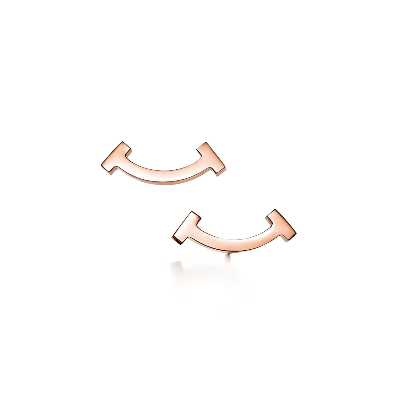 Tiffany T:Smile Earrings in Rose Gold image number 0