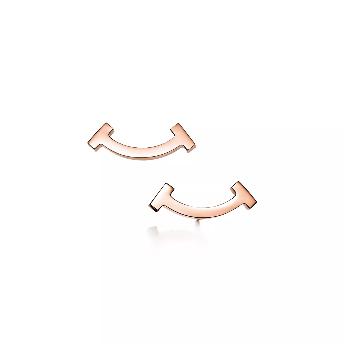 Smile Mini Earrings in Rose Gold