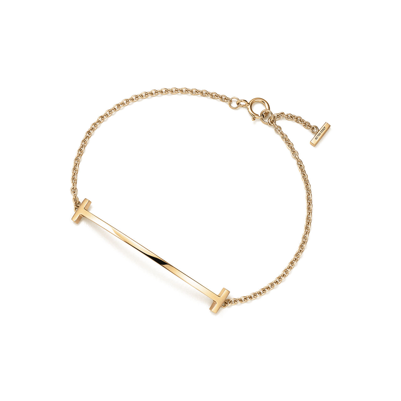 Tiffany T:Bracelet Smile en or jaune 18 carats numéro dimage {1}