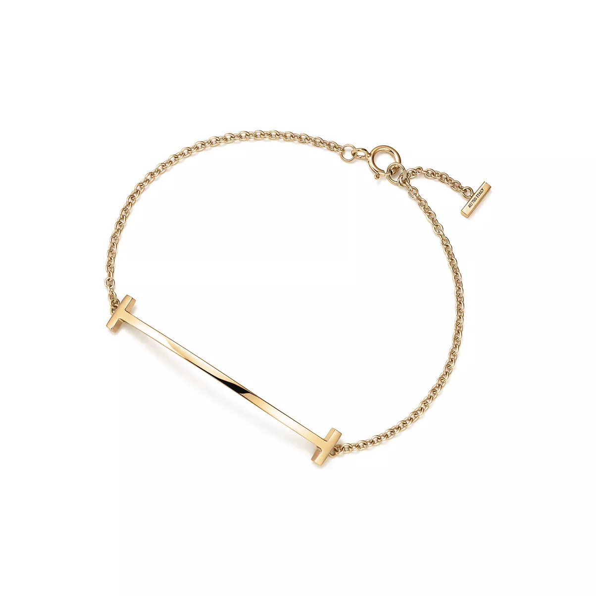 Smile Armband in Gelbgold