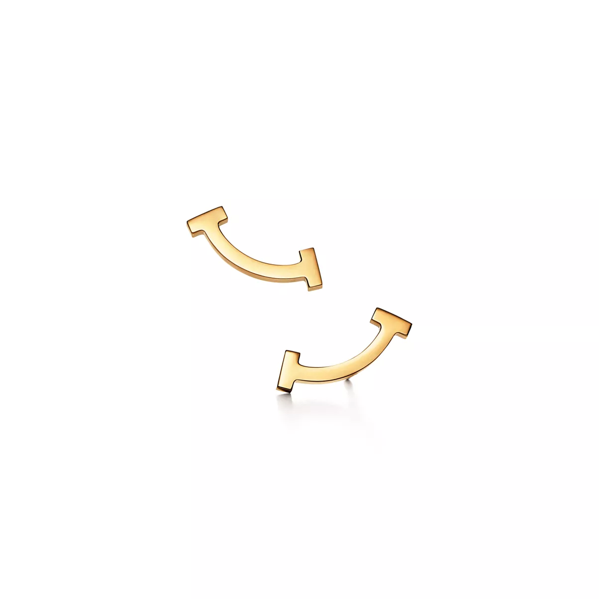 Smile Mini Earrings in Yellow Gold