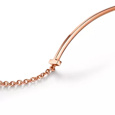 Tiffany T:Smile Bracelet in Rose Gold, 3