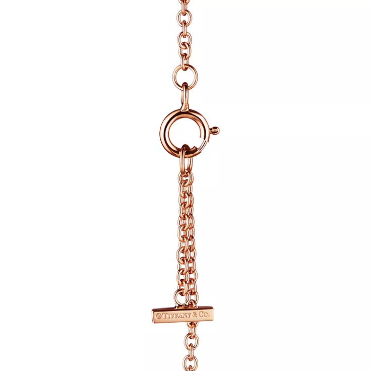 Tiffany T:Smile Bracelet in Rose Gold, 4
