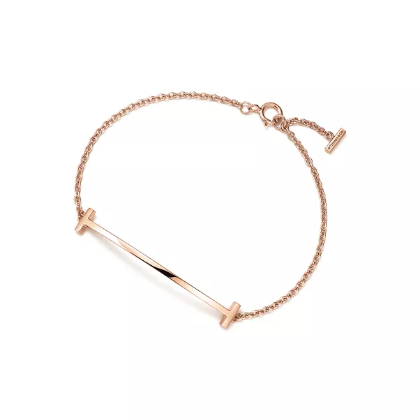 Pulsera Smile de oro rosa