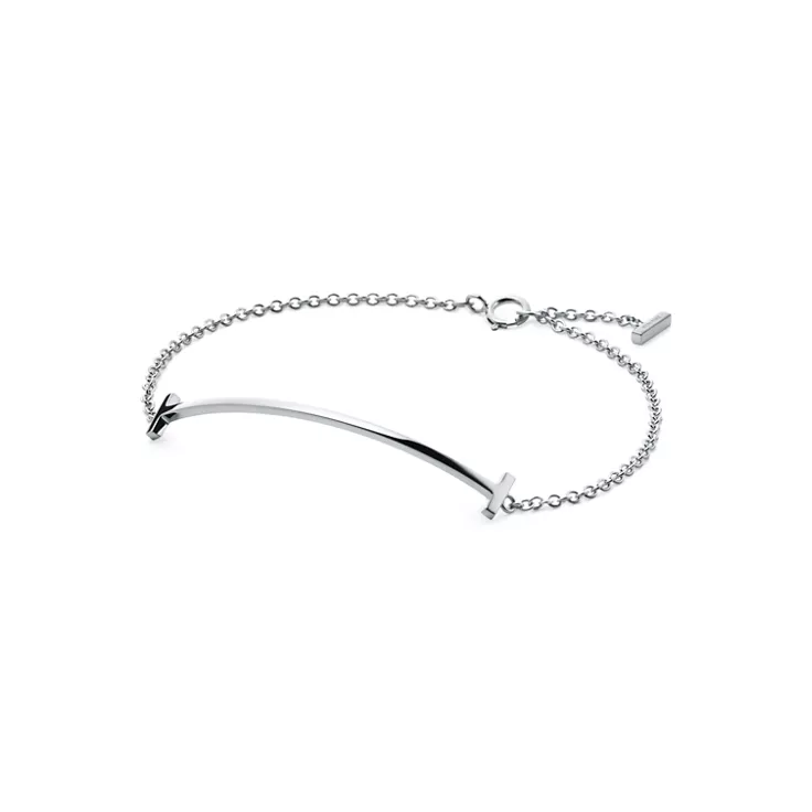 Tiffany T:Smile Bracelet in White Gold, 2